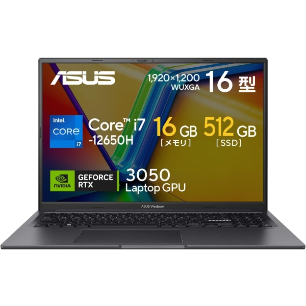 ASUS Vivobook 16X K3605ZC K3605ZC-N1103W indie black Notebook