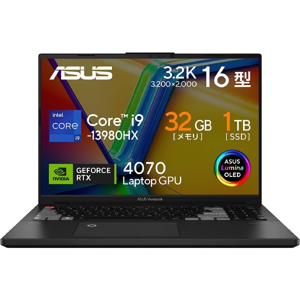 ASUS Vivobook Pro 16X OLED K6604JI K6604JI-MX099W 0 degrees black Notebook