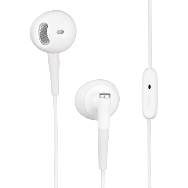 audio-technica ATH-C200iS WH white Earphone Headphone