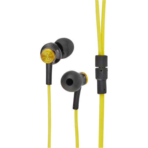 audio-technica ATH-CK330M BYL black yellow Earphone Headphone