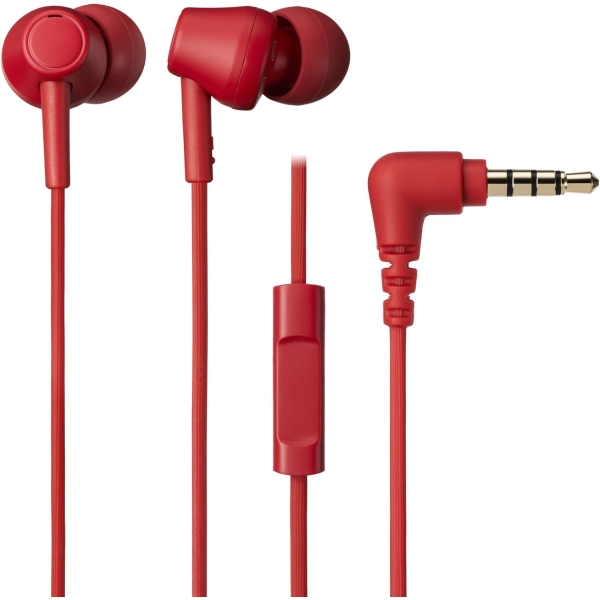 audio-technica ATH-CK350XiS RD red Earphone Headphone