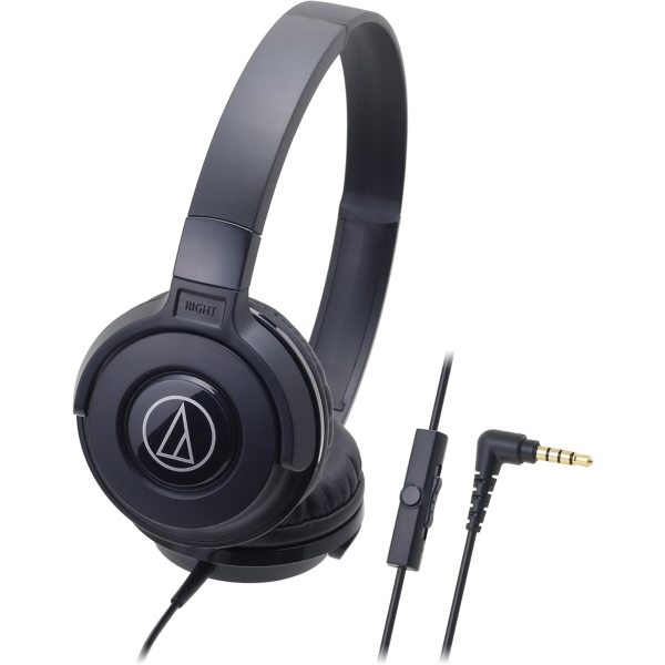 audio-technica ATH-S100iS BK black Earphone Headphone