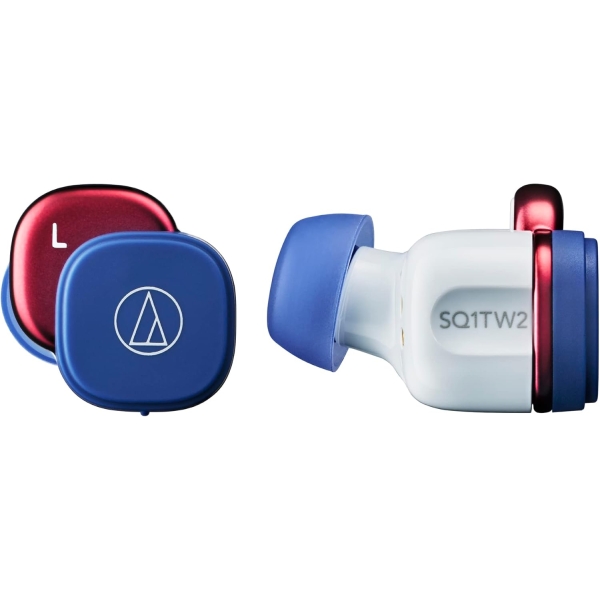 audio-technica ATH-SQ1TW2 NRD navy red Earphone Headphone