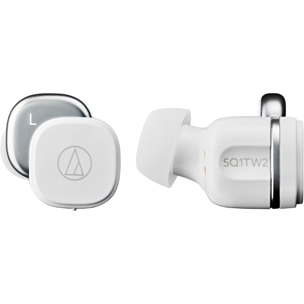 audio-technica ATH-SQ1TW2 WH pure white Earphone Headphone