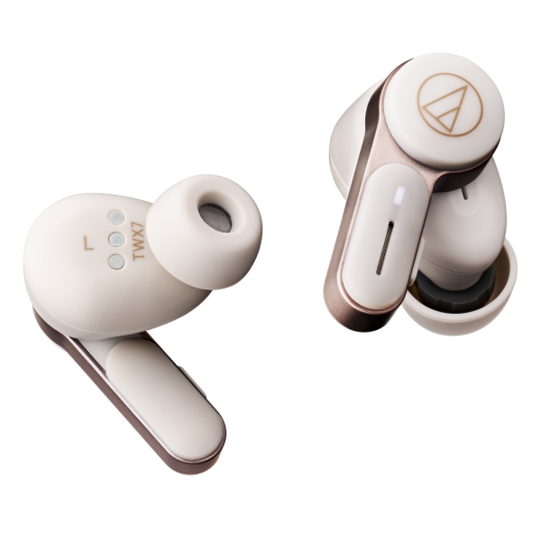 audio-technica ATH-TWX7 WH Rich white Earphone Headphone