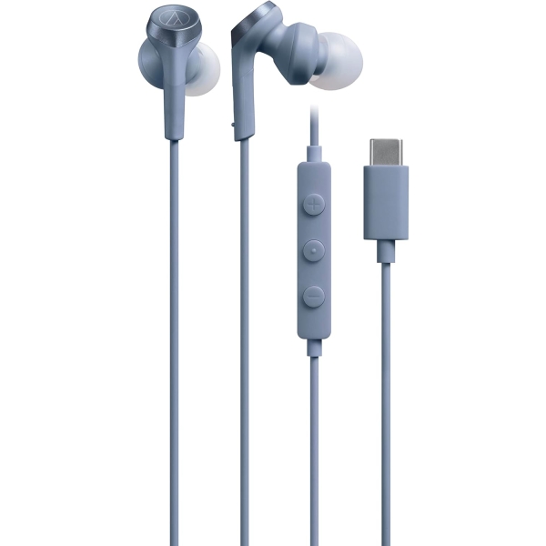 audio-technica SOLID BASS ATH-CKS330C BL blue Earphone Headphone