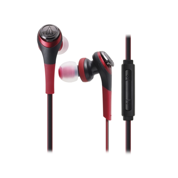 audio-technica SOLID BASS ATH-CKS550i RD red Earphone Headphone