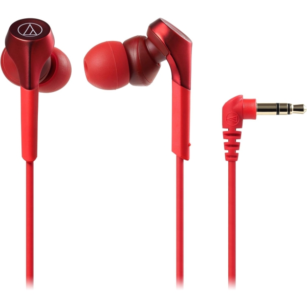 audio-technica SOLID BASS ATH-CKS550X RD red Earphone Headphone