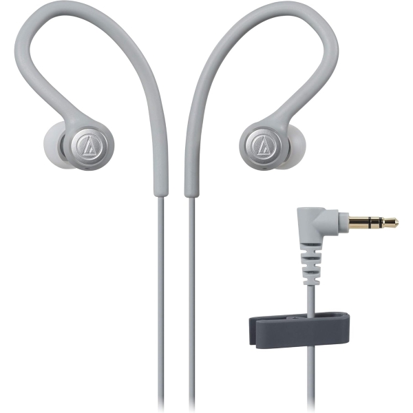 audio-technica SONICSPORT ATH-SPORT10 GY gray Earphone Headphone