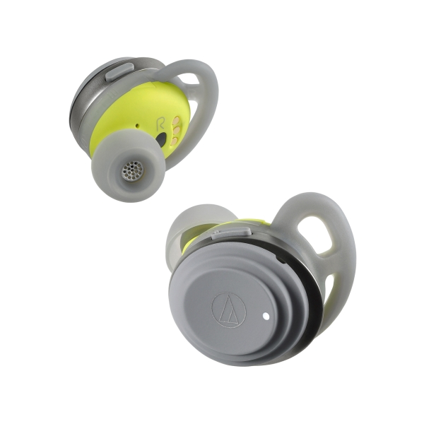 audio-technica SONICSPORT ATH-SPORT5TW GYL Gray Yellow Earphone Headphone