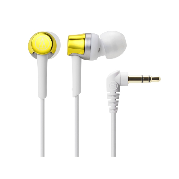 audio-technica Sound Reality ATH-CKR30 YL Yellow Earphone Headphone