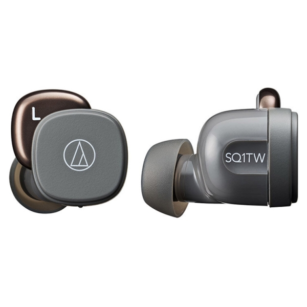 Audiotechnica ATH-SQ1TW STB SBK stone black Earphone Headphone