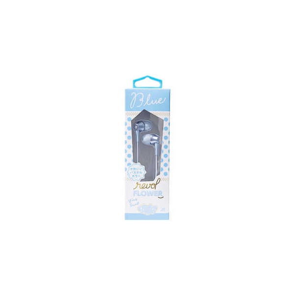 Axes revolFLOWER AH-30A(CBL) clear blue Earphone Headphone