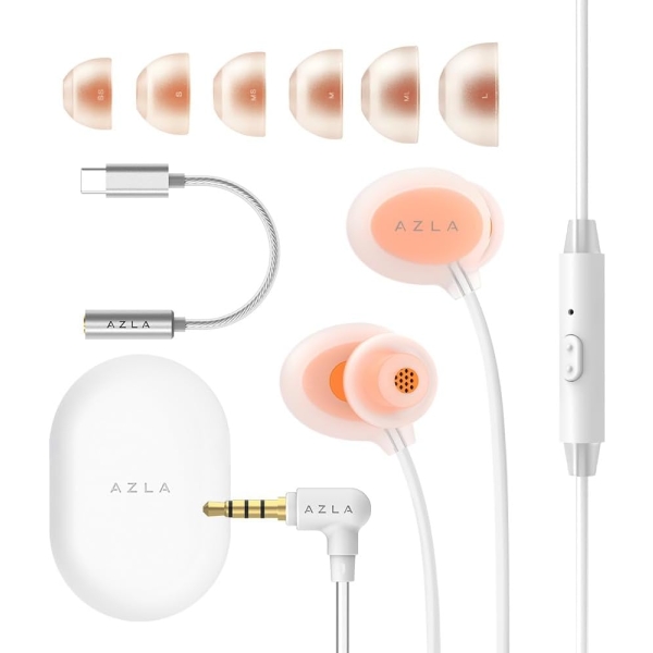 AZLA ASE-500 ASMR USB-C AZL-ASE500-ASMR-UC-ORA Orange Earphone Headphone