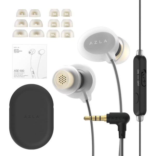 AZLA ASE-500 AZL-ASE500-BK Black Earphone Headphone