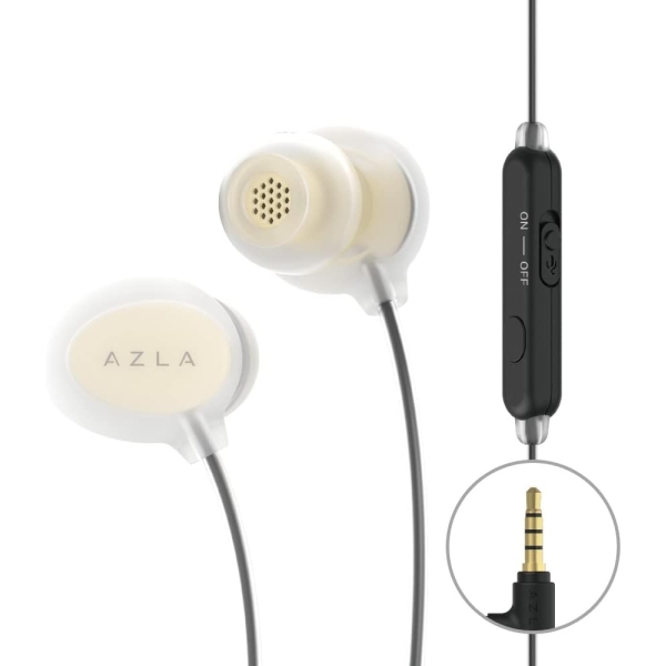 AZLA ASE-500 AZL-ASE500-WH White Earphone Headphone