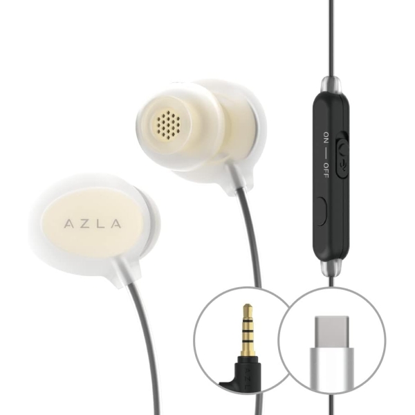 AZLA ASE-500 USB-C AZL-ASE500-UC-WH White Earphone Headphone