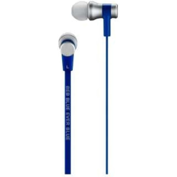 BLUE EVER BLUE Model 1001 SILVER/BLUE Earphone Headphone