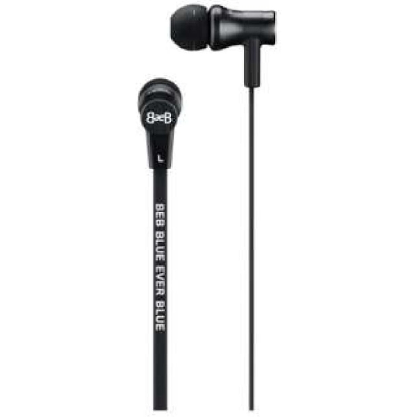 BLUE EVER BLUE Model 1001 TOTAL BLACK Earphone Headphone