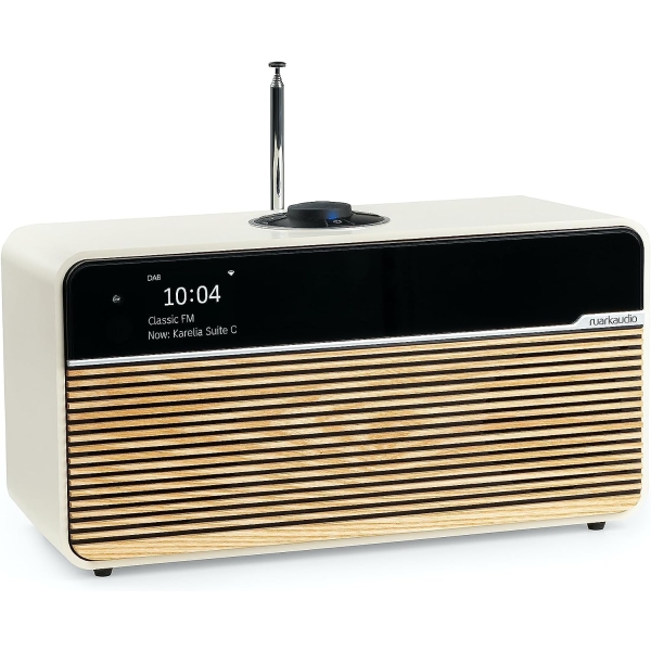 Bluetooth Speaker ruarkaudio R2 Mk4 Light Cream Bluetooth Speaker