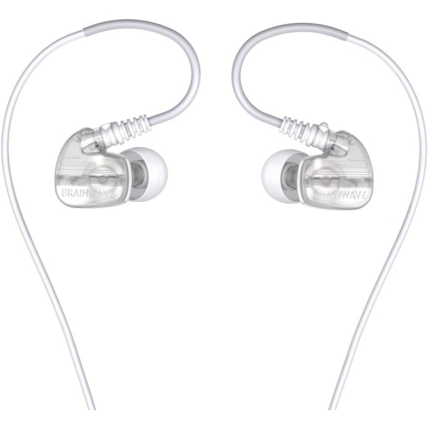 BRAINWAVZ XFit XF-200 Frosted White Earphone Headphone