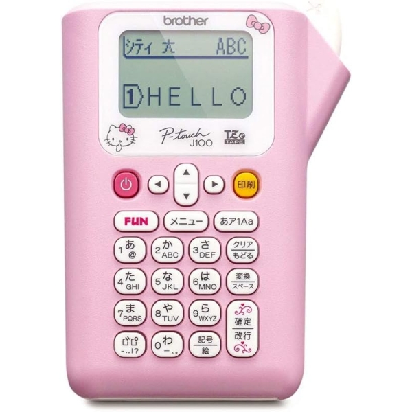 Brother P touch PTJ100KTP Kitty pink Label Writer