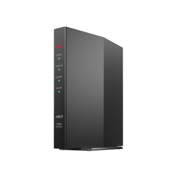 Buffalo AirStation WSR-1500AX2S-BK black Wi-Fi Router