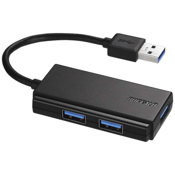 Buffalo BSH3U108U3BK black USB Hub