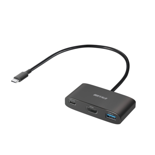 Buffalo BSH3U330C1PBK black USB Hub