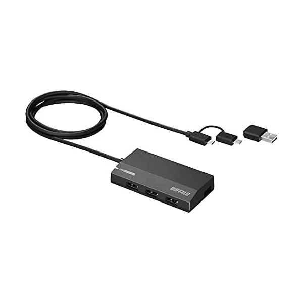 USB Hub Buffalo BSH4A120MBBK Black USB Hub