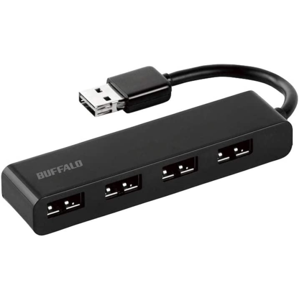 USB Hub Buffalo BSH4U318D2BK Black USB Hub