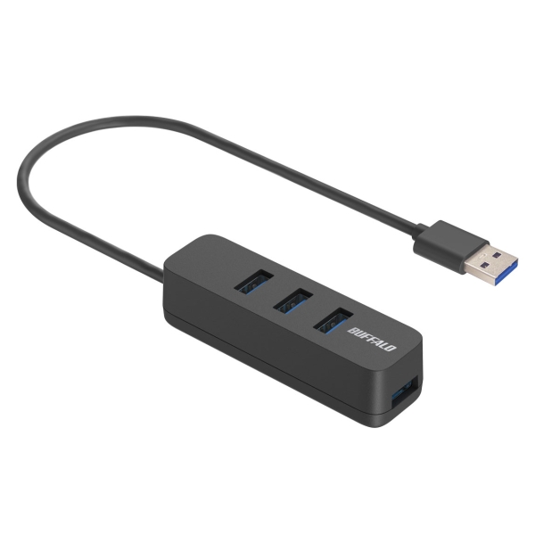 Buffalo BSH4U320U3BK black USB Hub