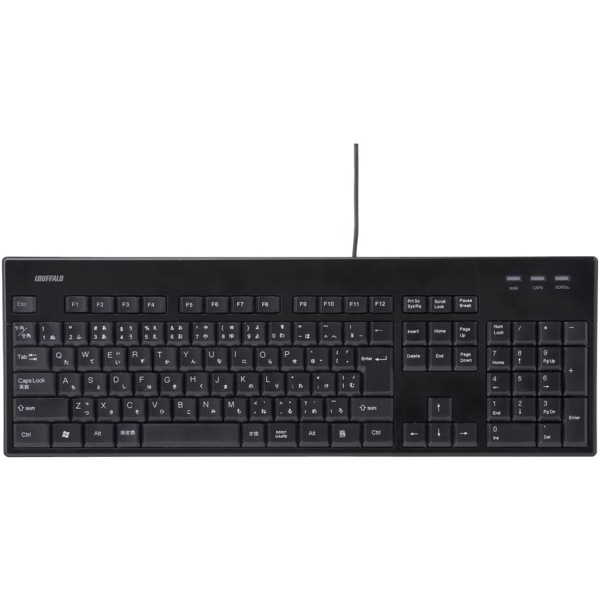 Keyboard Buffalo BSKBU12BK black