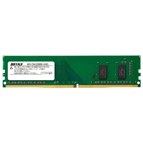 Buffalo MV-D4U2666-X4G DDR4 PC4-21300 4GB Memory