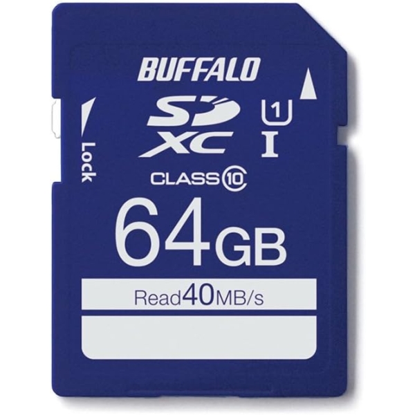 Buffalo RSDC-064GU1S 64GB SD Card