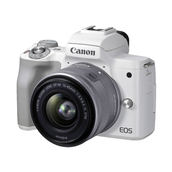 DSLR Camera CANON EOS Kiss M2 Double Lens Kit White DSLR Camera