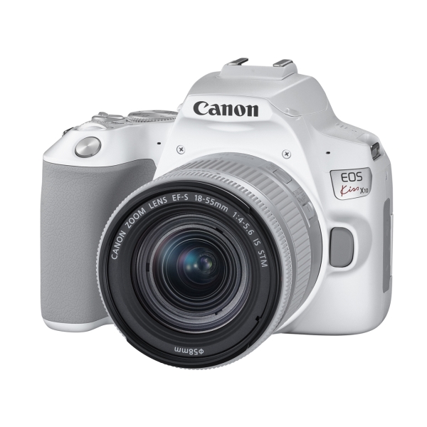 CANON EOS Kiss X10 EF-S18-55 IS STM Lens Kit White Digital Single Lens Reflex DSLR Camera