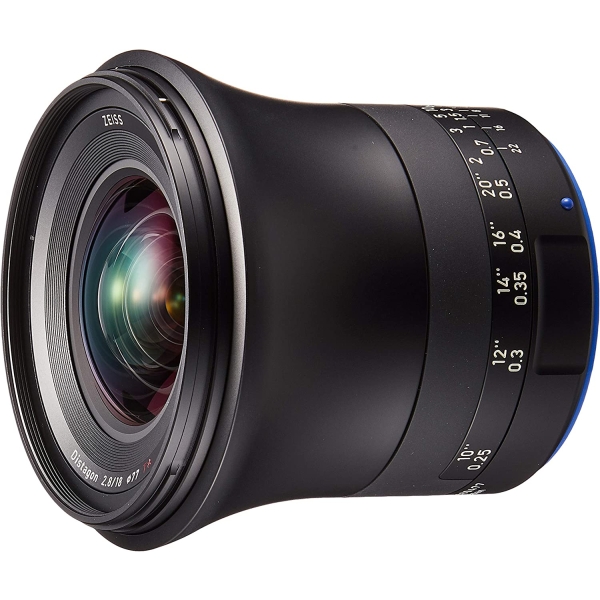 Camera Lens Carl Zeiss Milvus 2.8/18 ZE for Canon Lense