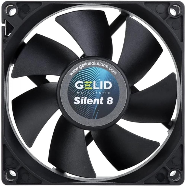 Case Fan GELID Solutions SILENT 8 BLACK FN-PX08-16 Computers Computer Components