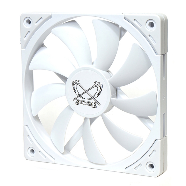 Case Fan Size KAZE FLEX II 120 SLIM PWM 1800RPM WHITE KFS1215FD18W-P white Computers Computer Components