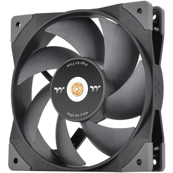 Case Fan Thermaltake SWAFAN GT12 PC Cooling Fan TT Premium Edition 1 Pack CL-F155-PL12BL-A Computers Computer Components