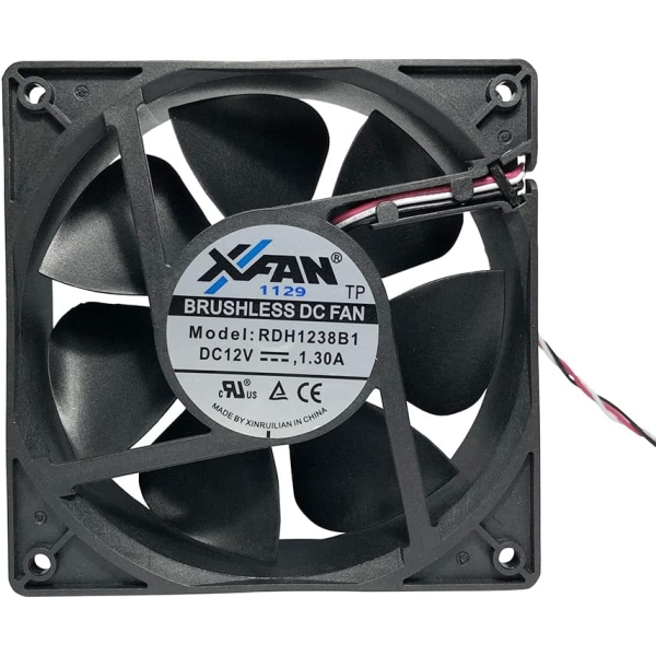 Case Fan XINRUILIAN X-FAN RDH1238B 38G Computers Computer Components