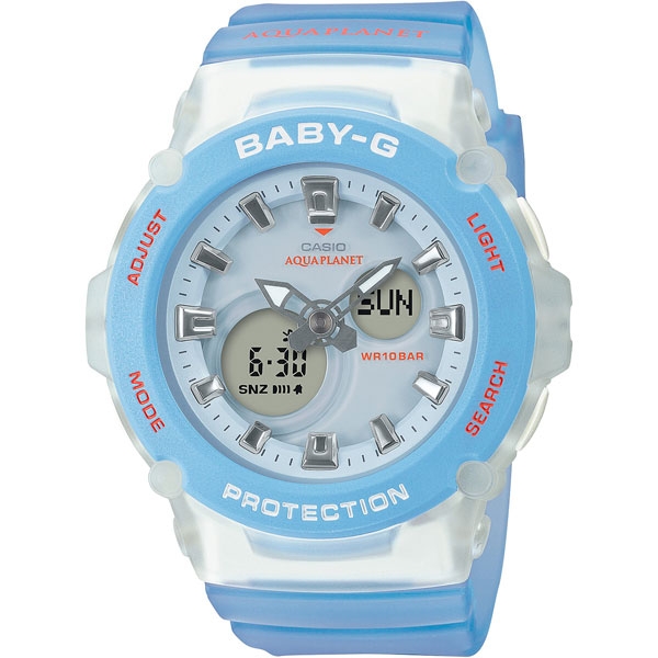 Casio Baby-G LOVE THE SEA And THE EARTH aqua planet collaboration model BGA-270AQ-2AJR Watch