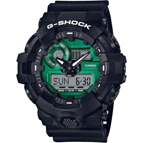 Casio G-SHOCK Black and Green Series GA-700MG-1AJF Watch