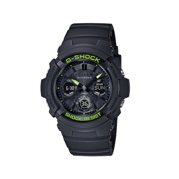 Casio G-SHOCK Black and Yellow Series AWG-M100SDC-1AJF Watch