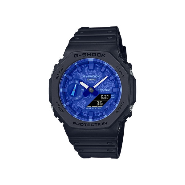 Casio G-SHOCK BLUE PAISLEY series GA-2100BP-1AJF Watch