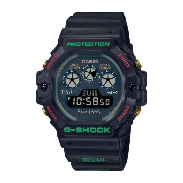 Casio G-SHOCK FACETASM Collaboration Model DW-5900FA-1JR Watch