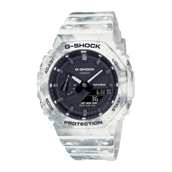 Casio G-SHOCK GRUNGE SNOW CAMOUFLAGE GAE-2100GC-7AJR Watch