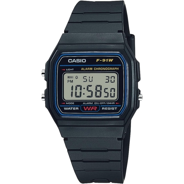 Casio standard F-91W-1JH Watch