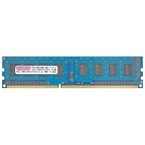 CENTURY 2x MICRO CK4GX2-D3U1600H DDR3 PC3-12800 4GB Memory